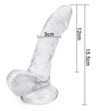 Charger l&#39;image dans la galerie, 6 Inch Jelly Dildo with Balls