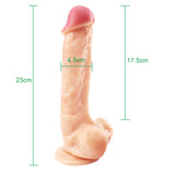 画像をギャラリー ビューアにロード 9 inch flesh-colored dildo