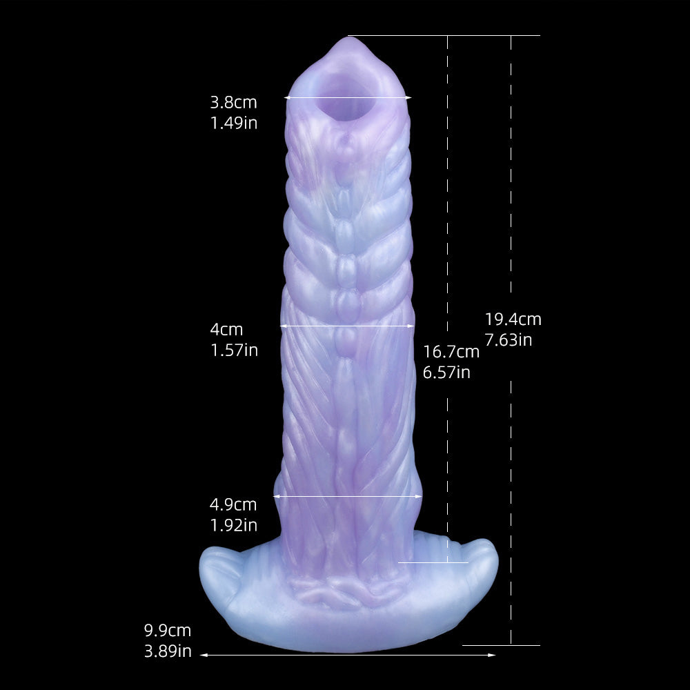 Handjob Alien Textured Silicone Ovipositor Dildo
