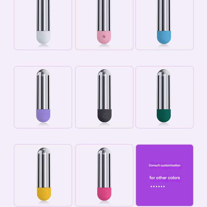 Small Silver Bullet Vibrator Clitoral Sex Toy