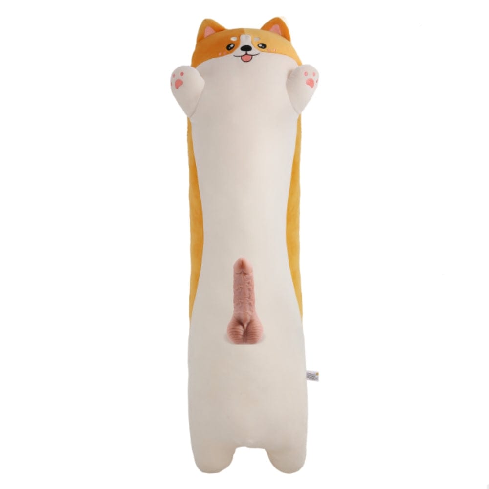 Dog Plush Toy Hidden Dildo Machine