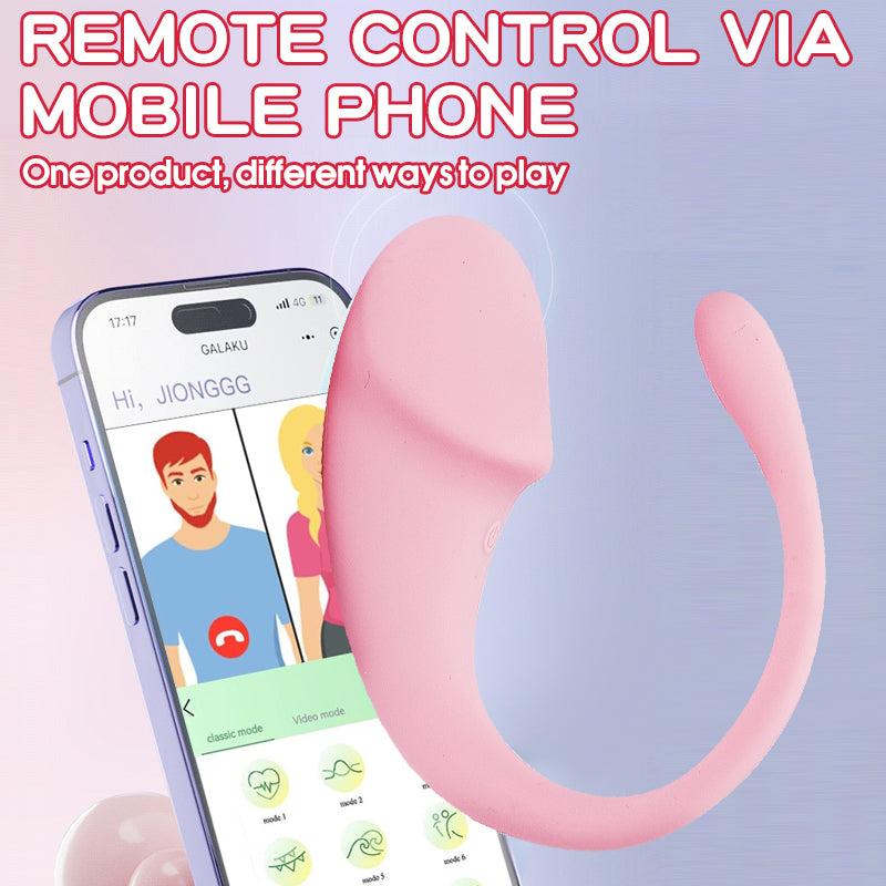 Pink APP Controlled Egg Vibrating Knickers