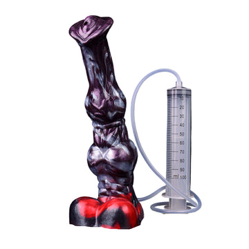 10 Inch Horse Cock Knot Ejaculating Dildo