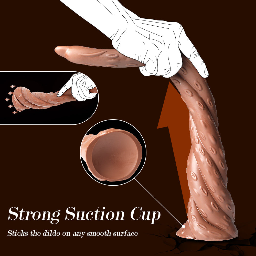 16 Inch Long Tenticle Anal Dildo