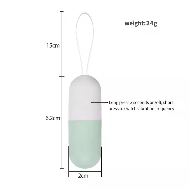 High Frequency Vibration Wireless Remote Control Mini Vibrator