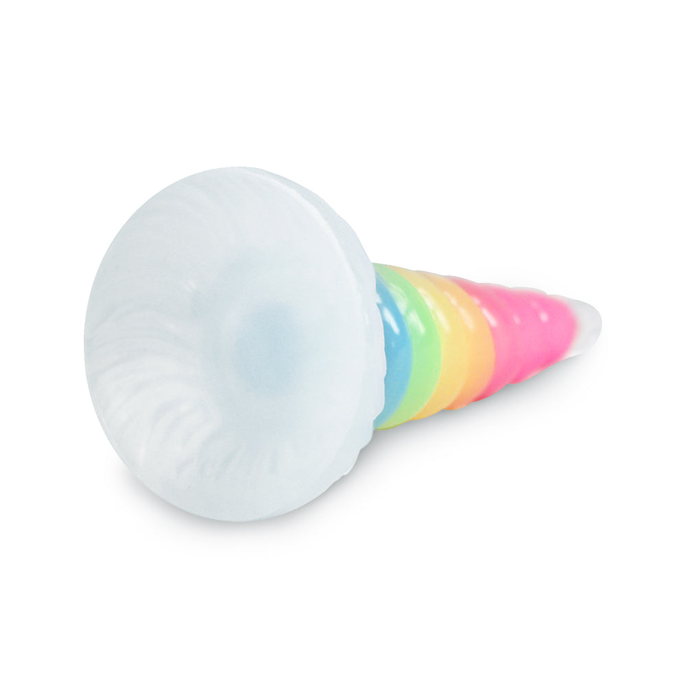 Rainbow Glow-in-the-Dark Unicorn Dildo