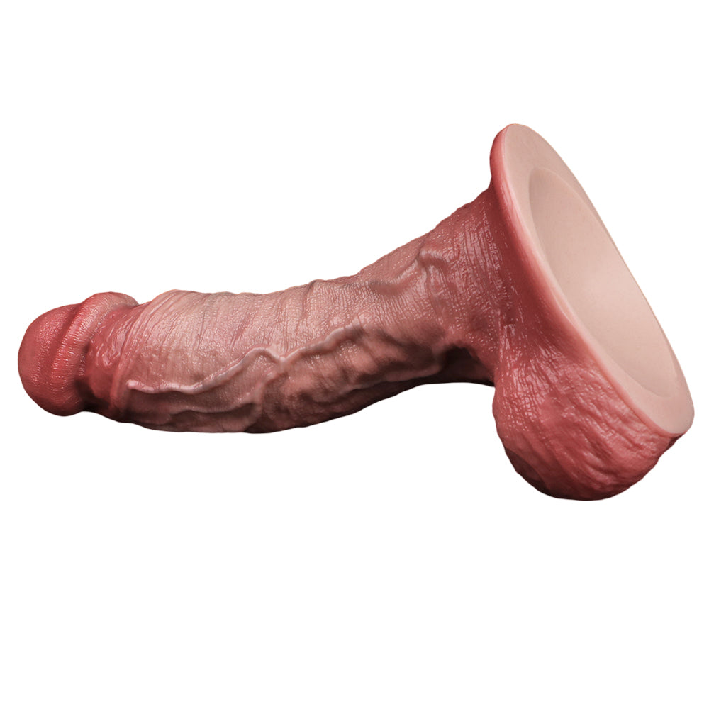 7 Inch Soft Outside Hard Inside Realistic Dildo