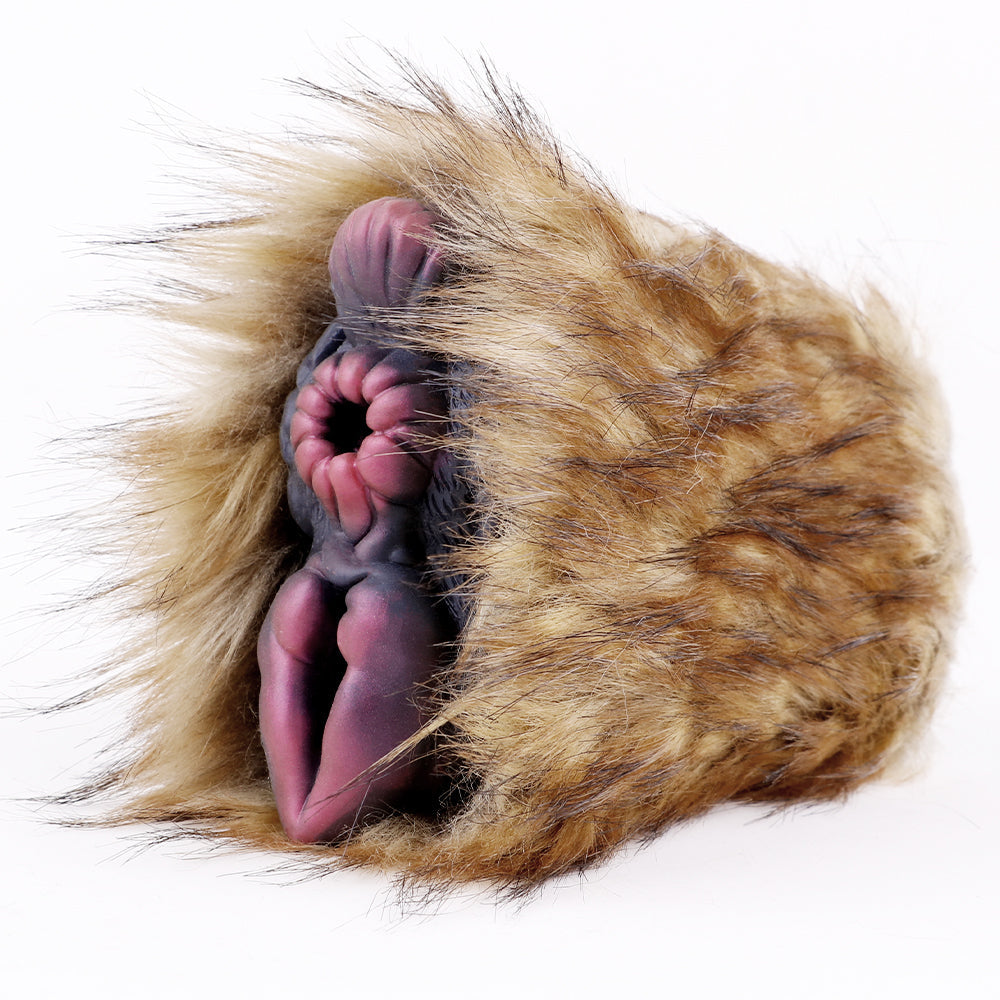 Double Anal Vaginal Plush Camel Pocket Pussy