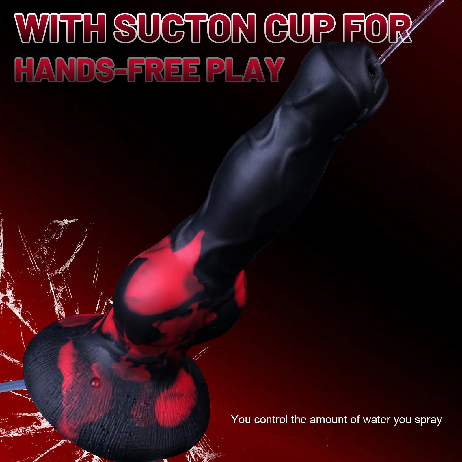 8 Inch Big Knot Horse Squirting Dildo