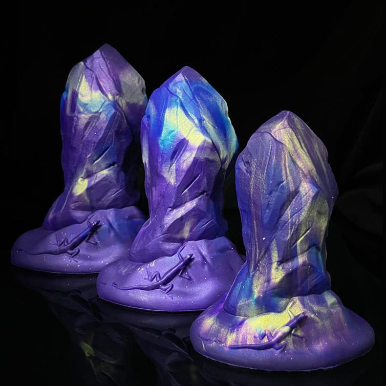 Thick Meteorite Silicone Huge Butt Plug