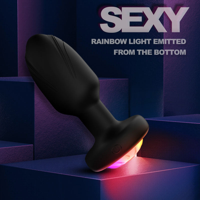 Vibrating Anal Plug Remote Control 360° Twisting