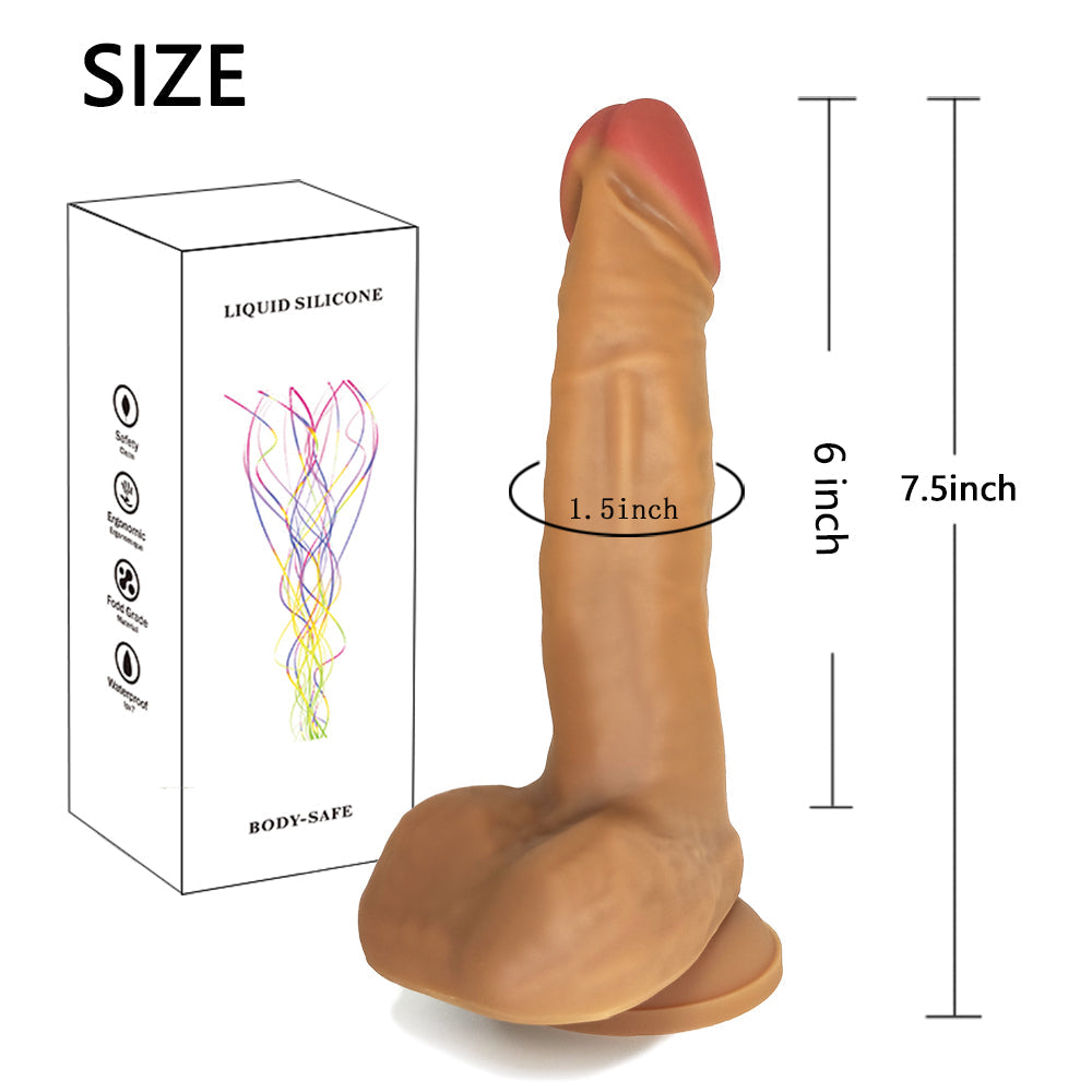 Super Soft Realistic Male Cock Dildo