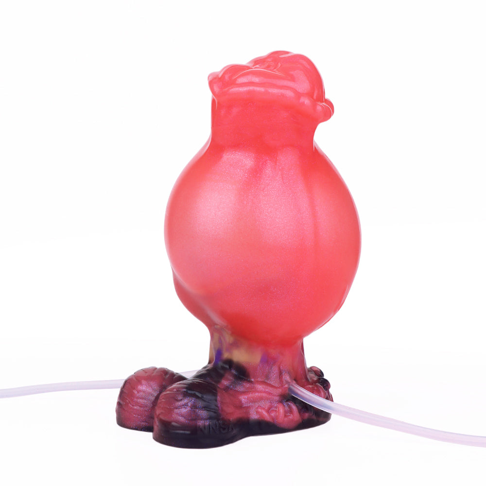 Small Red Inflatable Ejaculating Horse Dildo