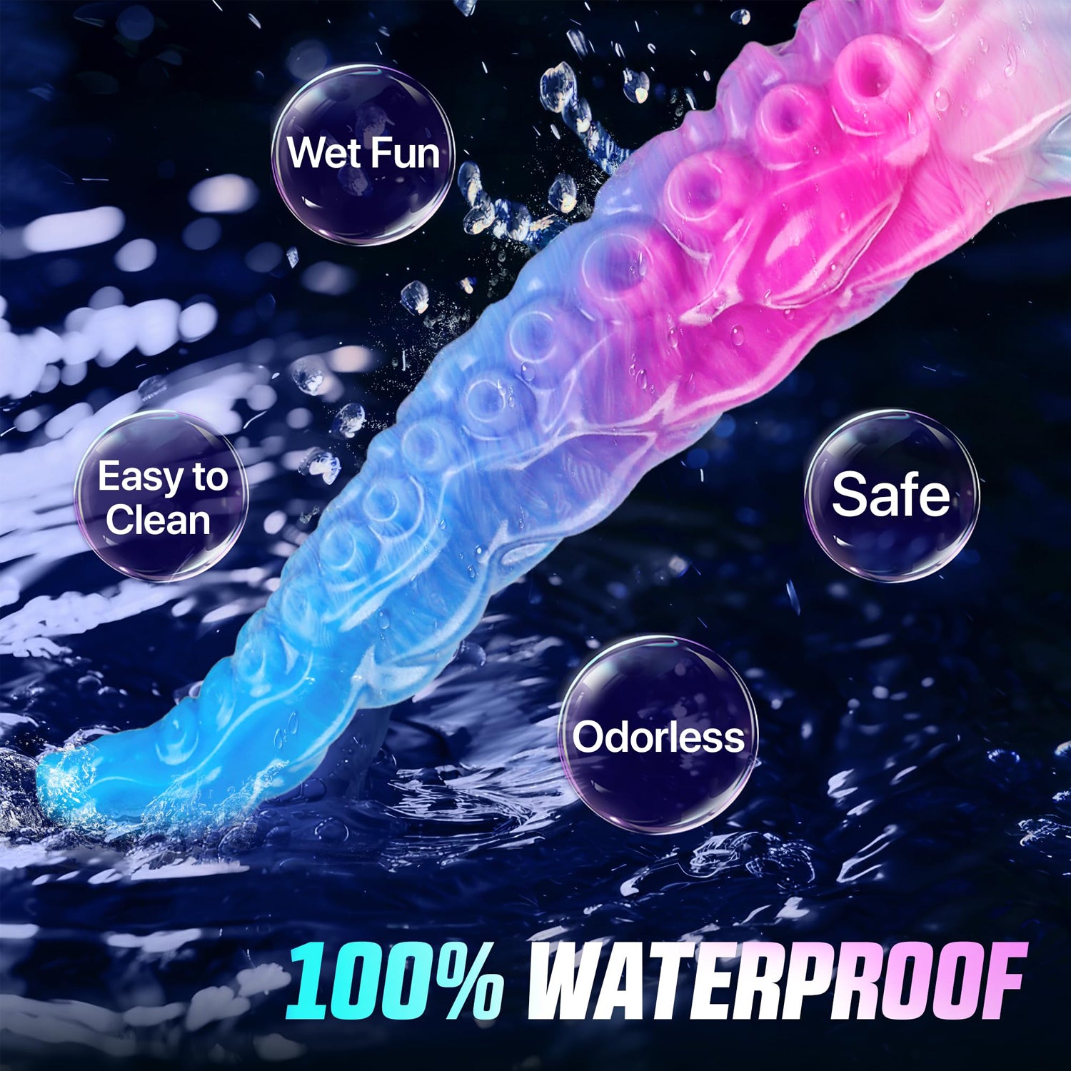 12 Inch Silicone Beautiful Long Tentacle Dildo