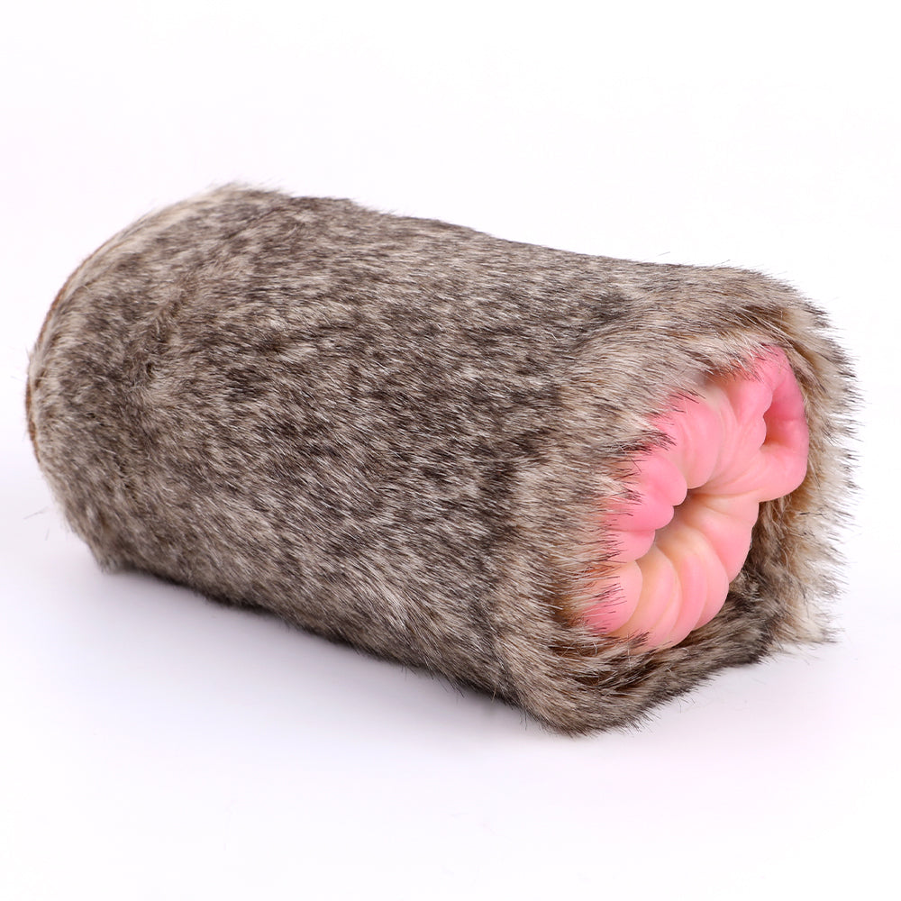 Soft Animal Fake Vagina Furry Lion Pocket Pussy