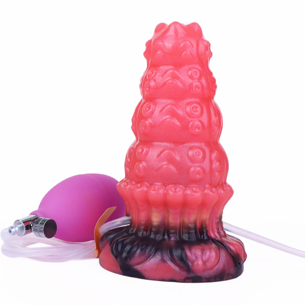 Conical Octopus Monster Inflatable Dildo Plug