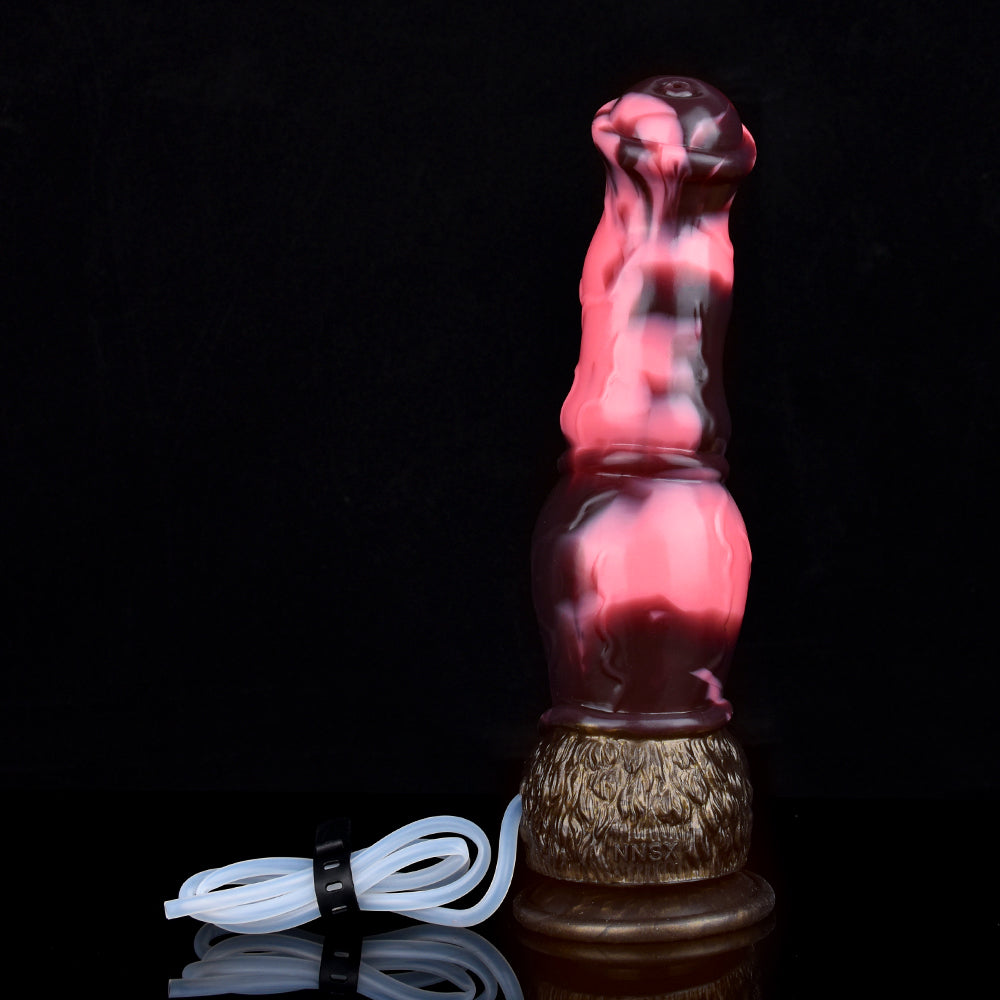 10 Inch Knot Fantasy Silicone Horse Squirting Dildo