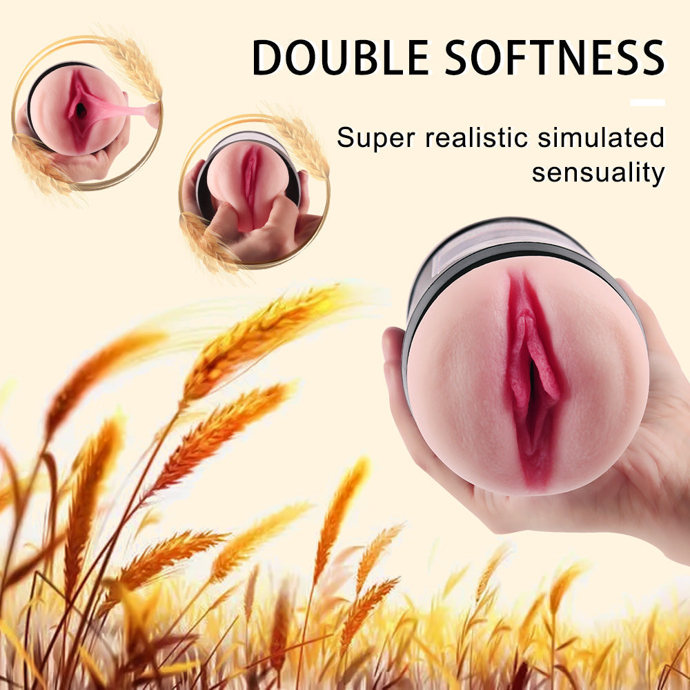Masturbateur pour hommes avec déguisement de vagin portable à bière
