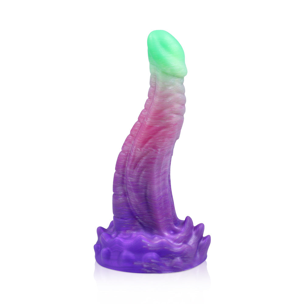 8 Inch Curved Animal Snake Dildo