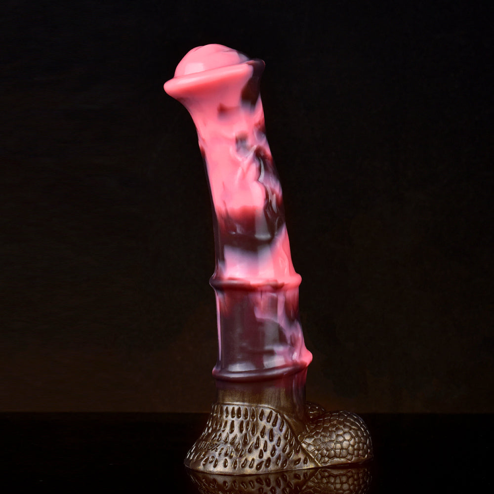 10 Inch Silicone Horse Dildo with Ball Base