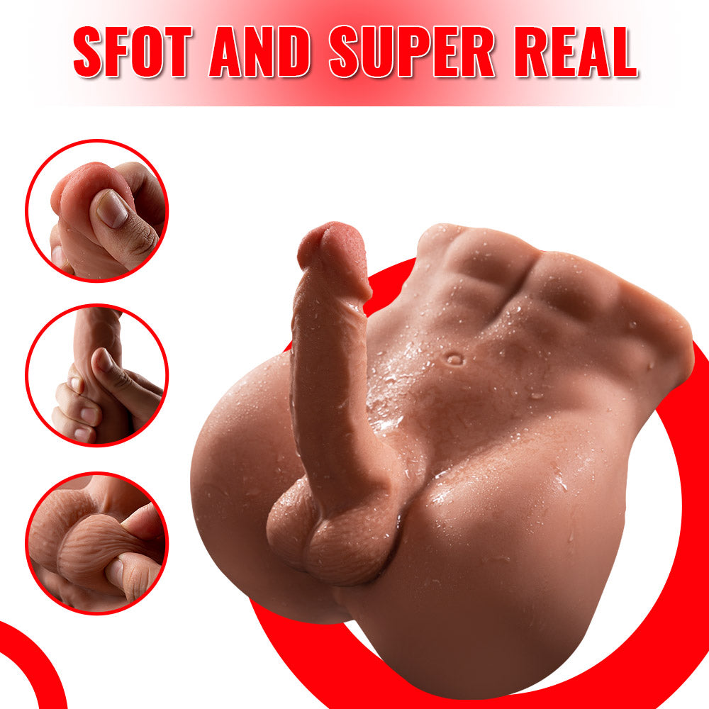 Silicone Lifelike Male Torso Sex Doll