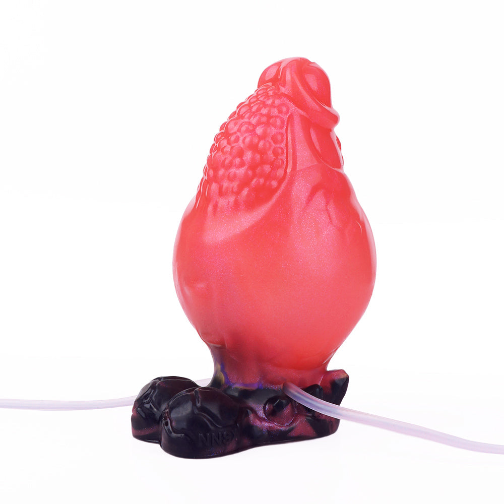 5 Inch Red Inflatable Squirting Dragon Dildo