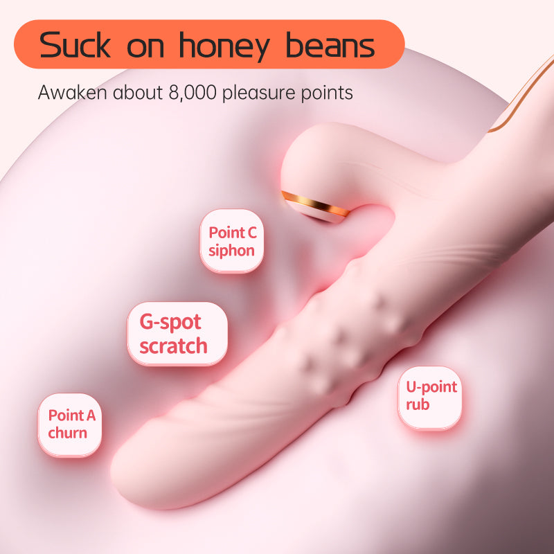 Three Ring Bead G Spot Rabbit Vibrator