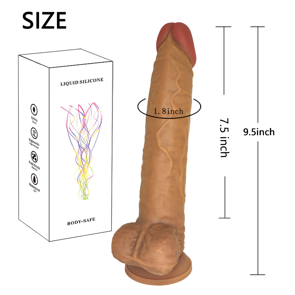 Super Soft Realistic Male Cock Dildo
