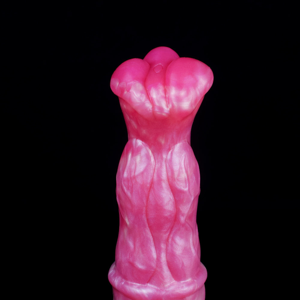 9 Inch Silicone Peach Monster Horse Dildo