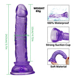 Load image into Gallery viewer, Small purple dildo