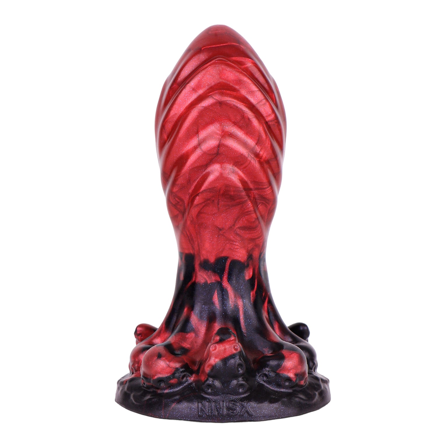 5 Inch Red Fantasy Octopus Anal Plug