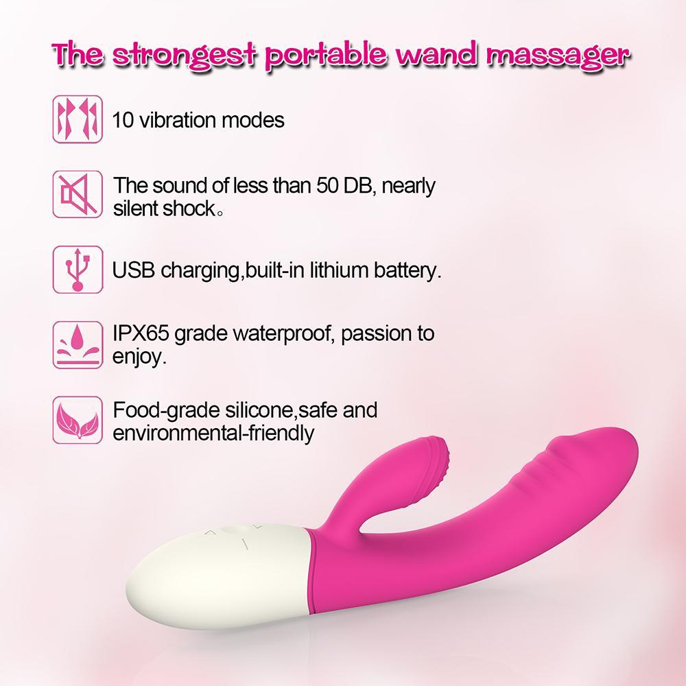 Usb Charging Personal Dildo Rabbit Vibrator