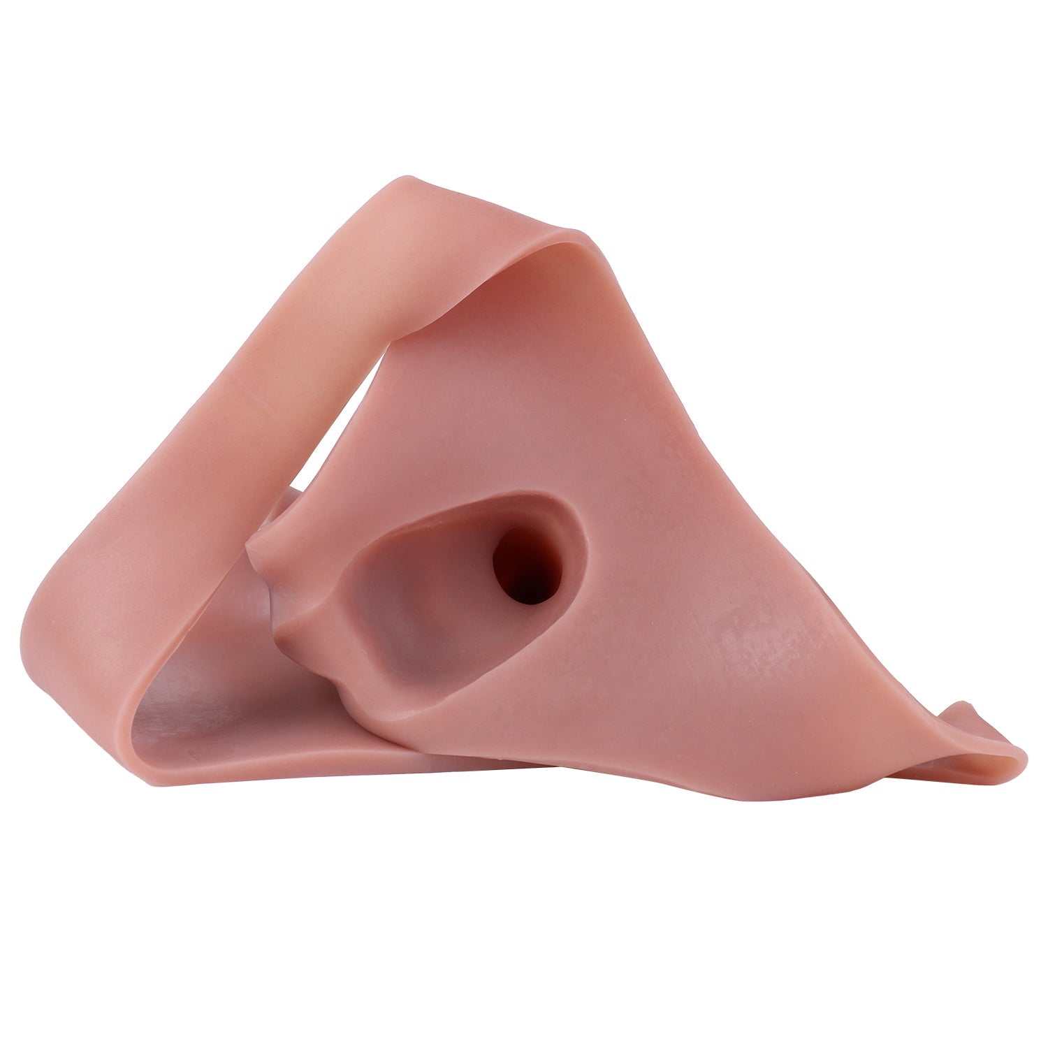 6 Inch Realistic Triangle Hollow Dildo Panties
