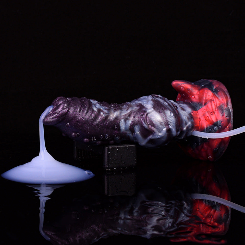7 Inch Silicone Knot Dog Squirting Dildo