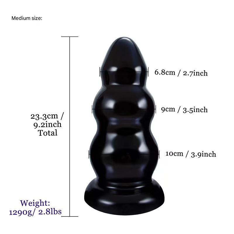 Three Jewels Tower Huge Anal dildo