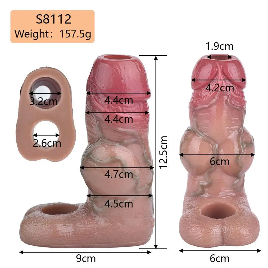 5 Inch Variation Cock Knot Open Penis Sleeve