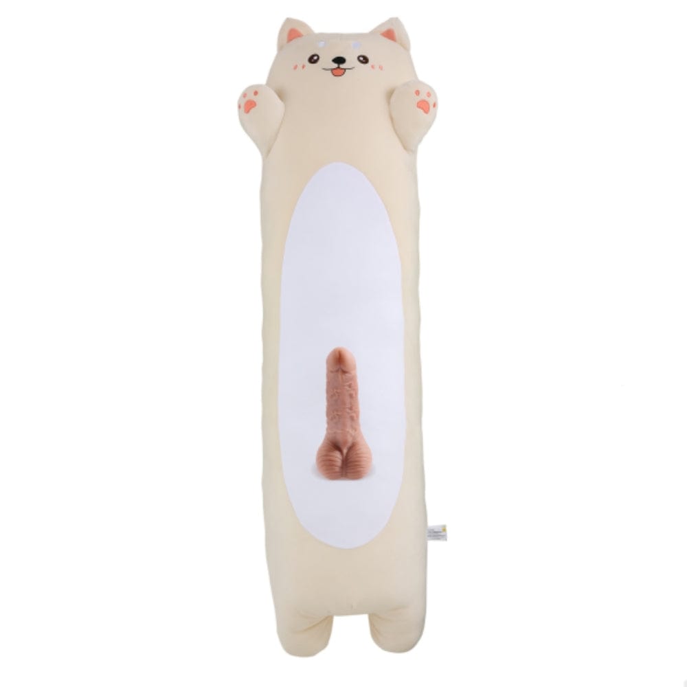 Dog Plush Toy Hidden Dildo Machine