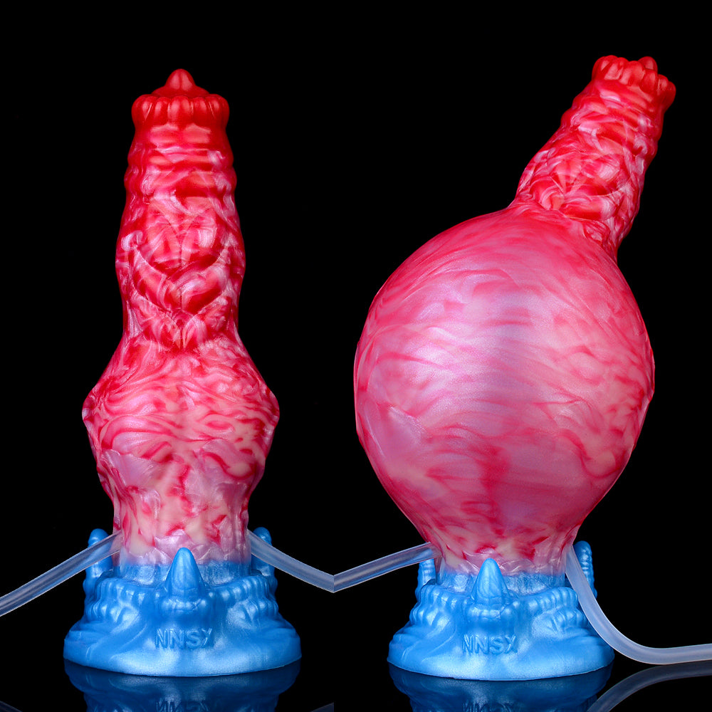 7 Inch Knot Inflatable Ejaculating Dildo