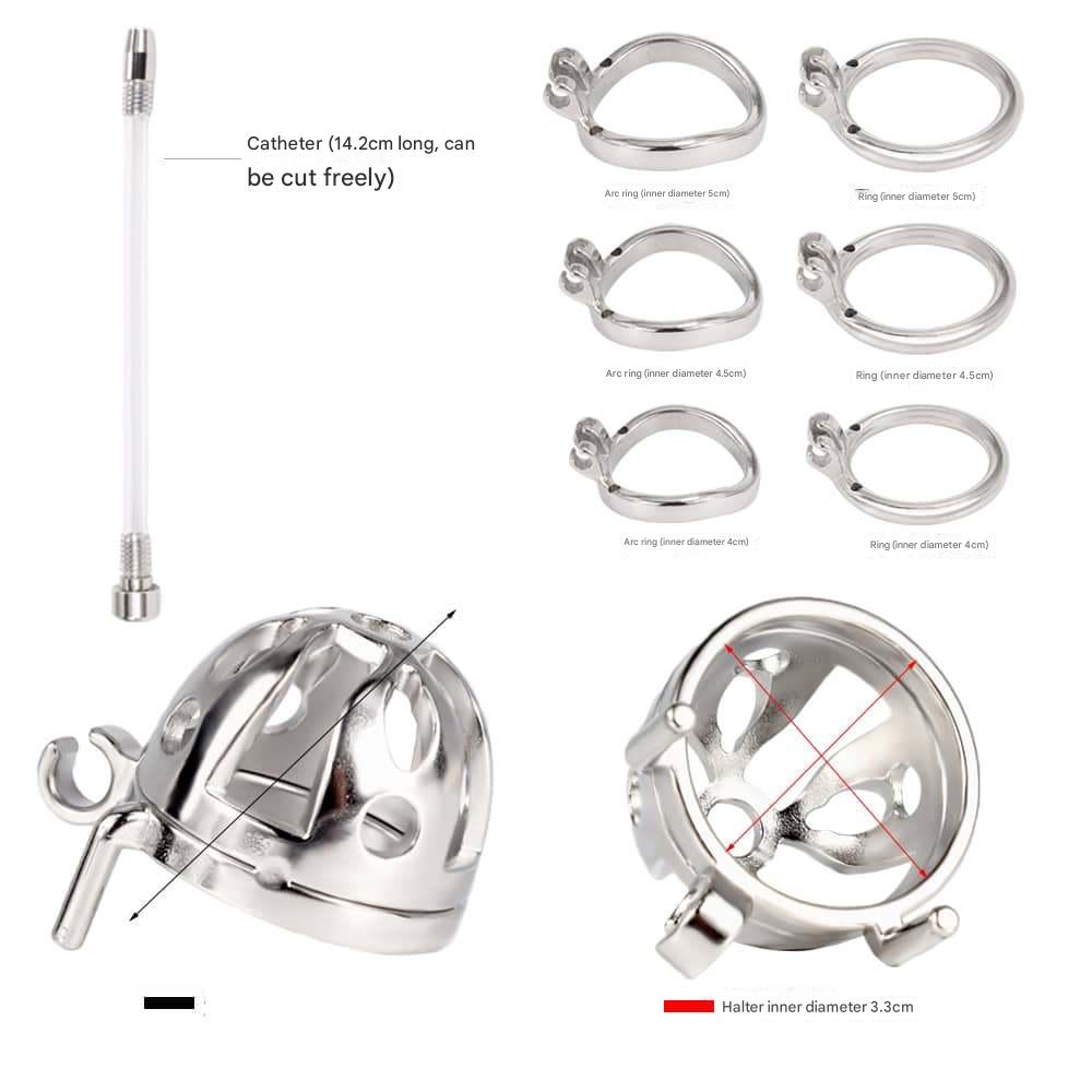 Tiny Metal Male Chastity Cage
