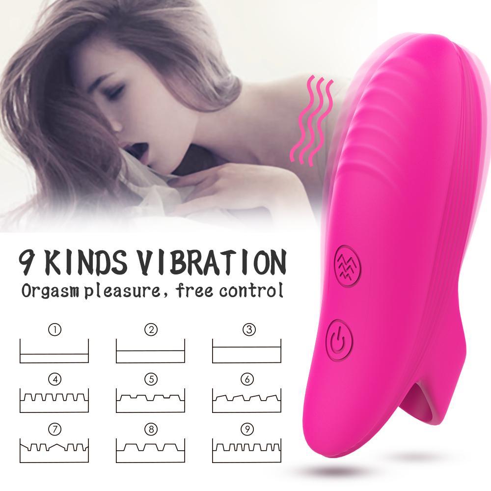 Usb Charge Soft Silicone Finger Vibrator