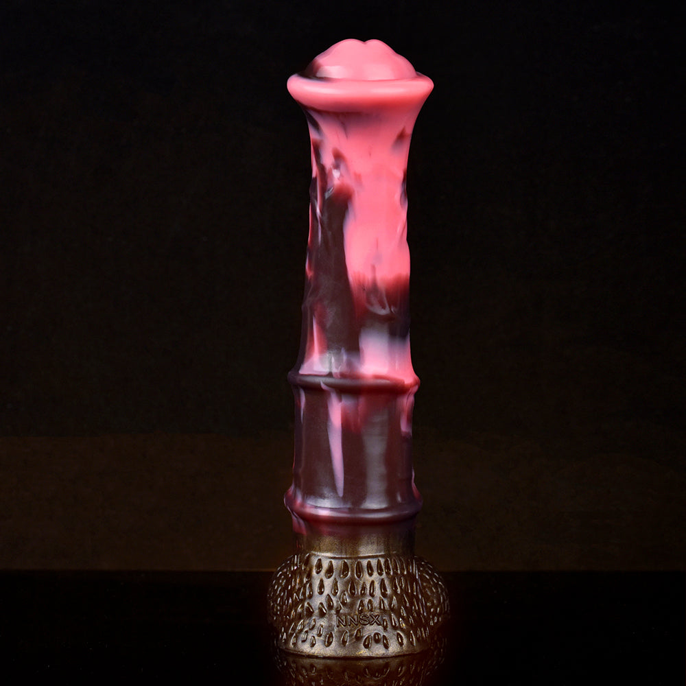 10 Inch Silicone Horse Dildo with Ball Base