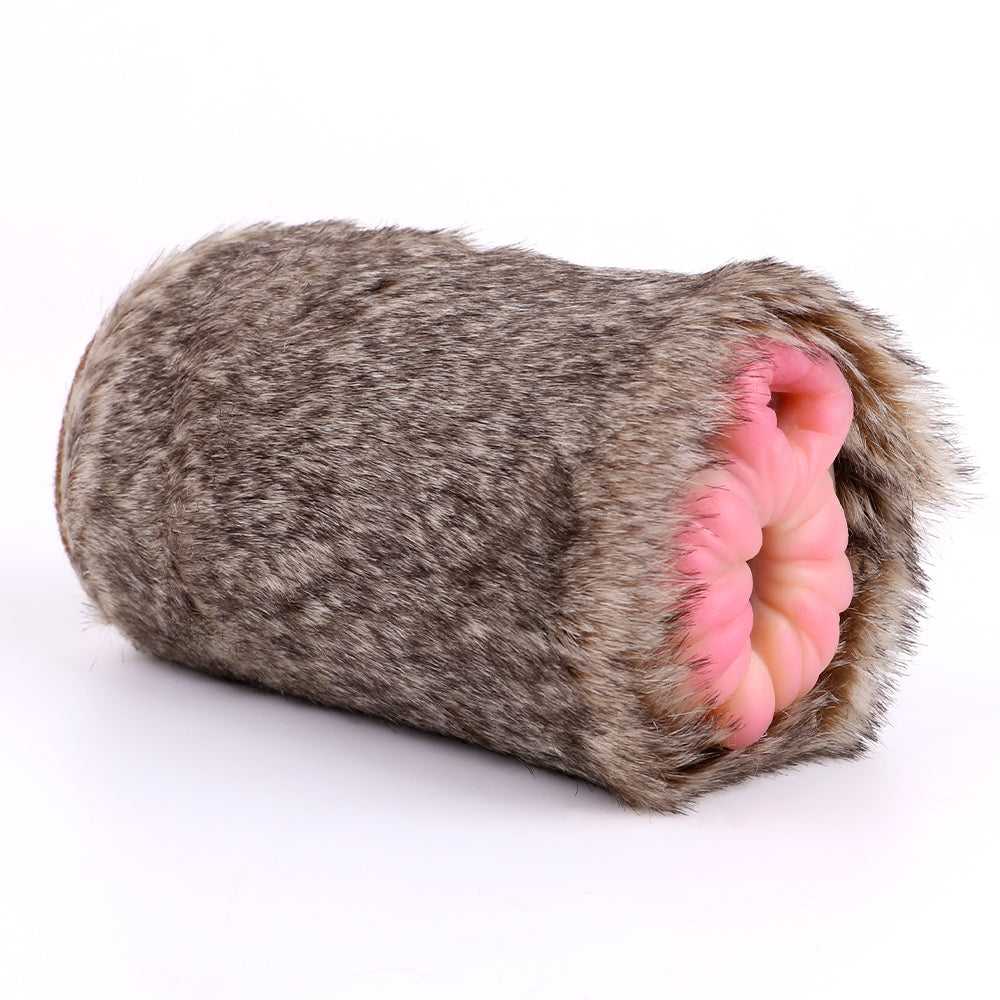 Soft Animal Fake Vagina Furry Lion Pocket Pussy