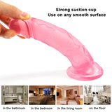 Charger l&#39;image dans la galerie, 6 inch pink dildo