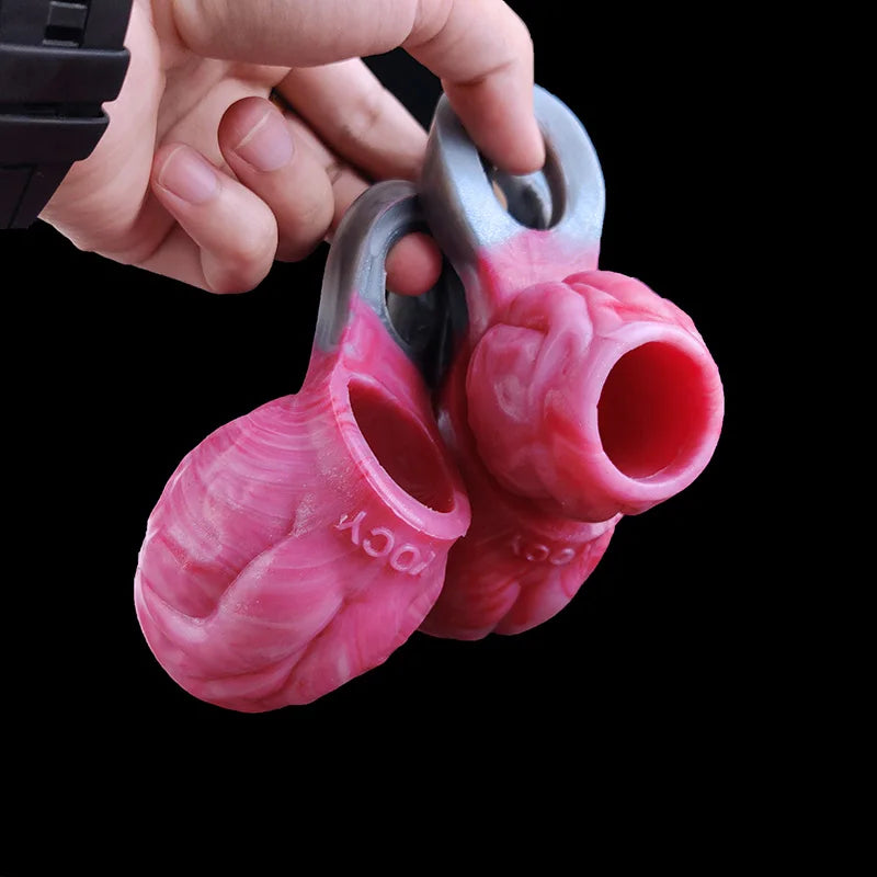 Platinum Silicone Realistic Dog Cock Knot