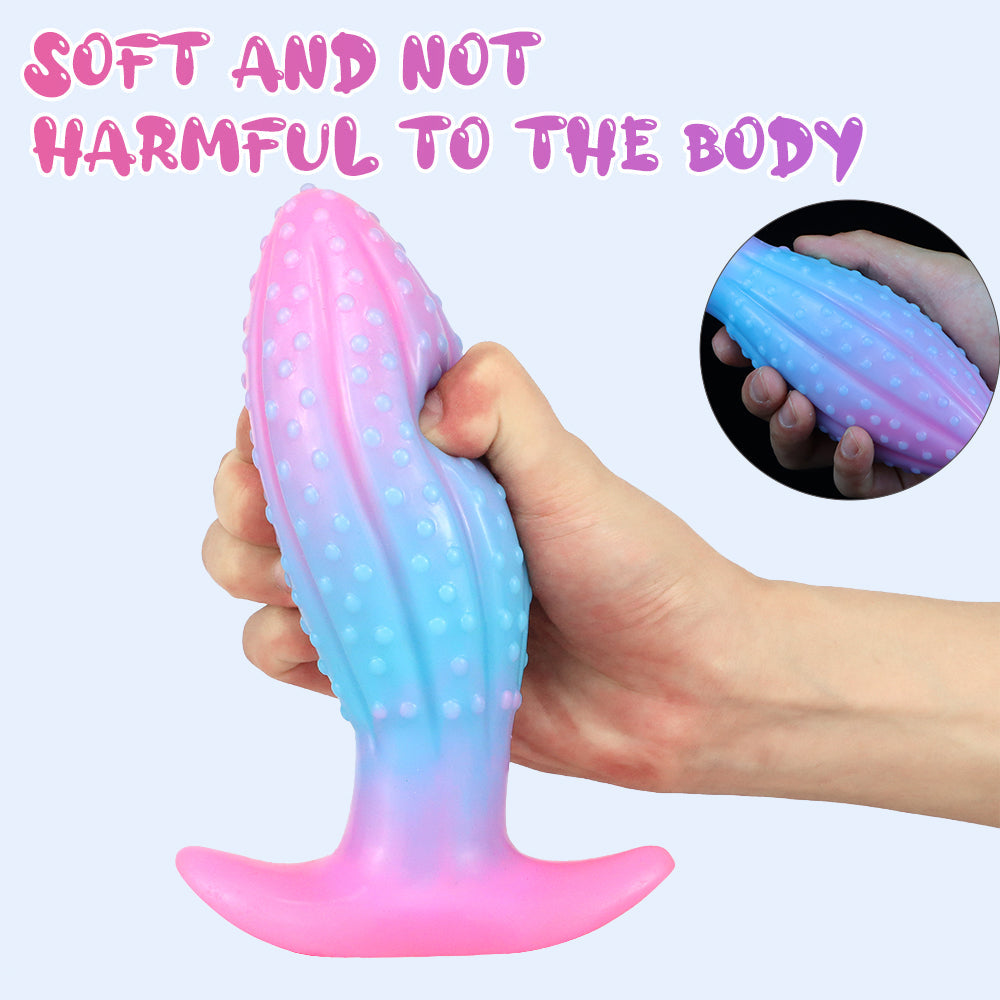 Glow In The Night Prickly Cactus Big Butt Plug—Multiple sizes
