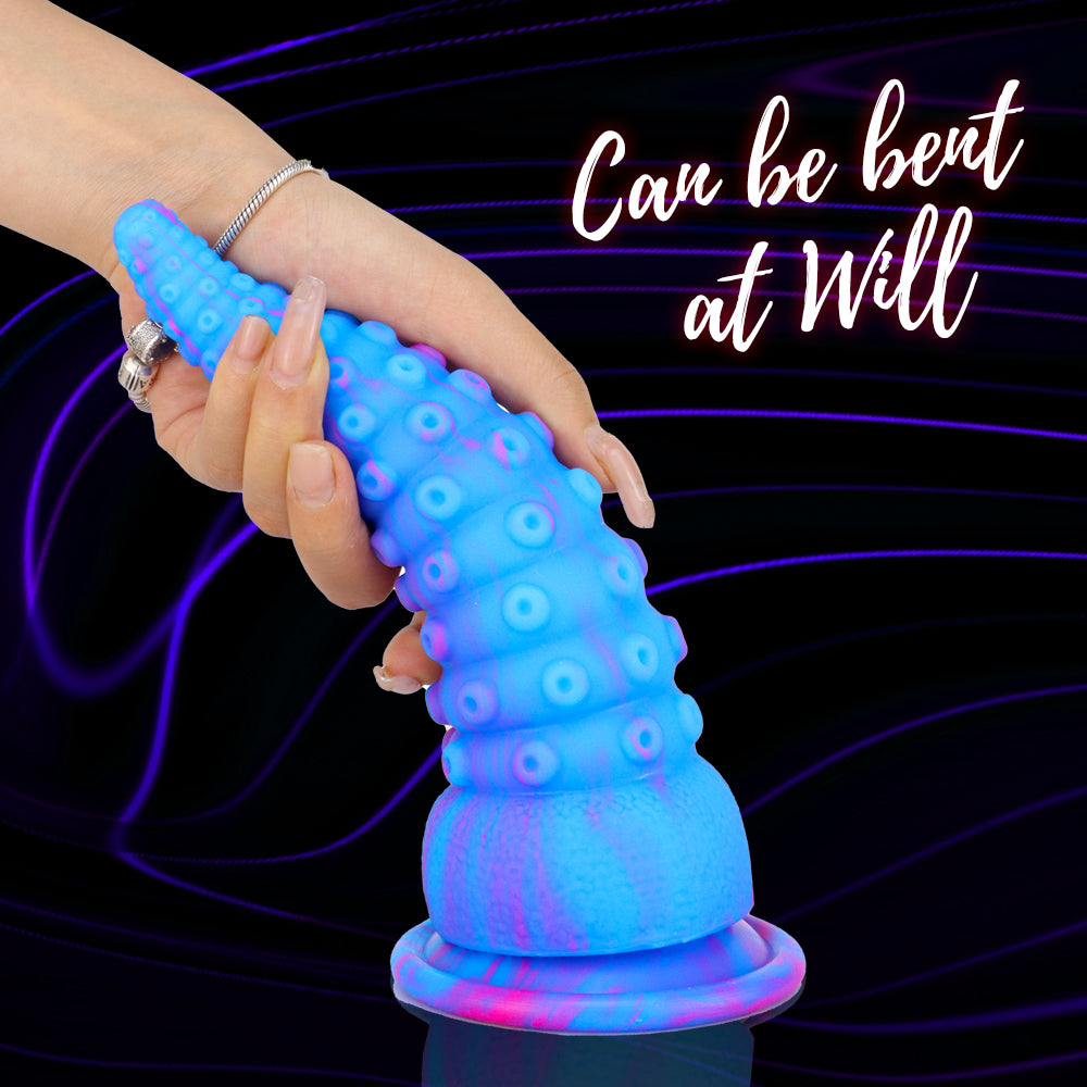 Blue Creature Cock Tenticle Anal Dildo