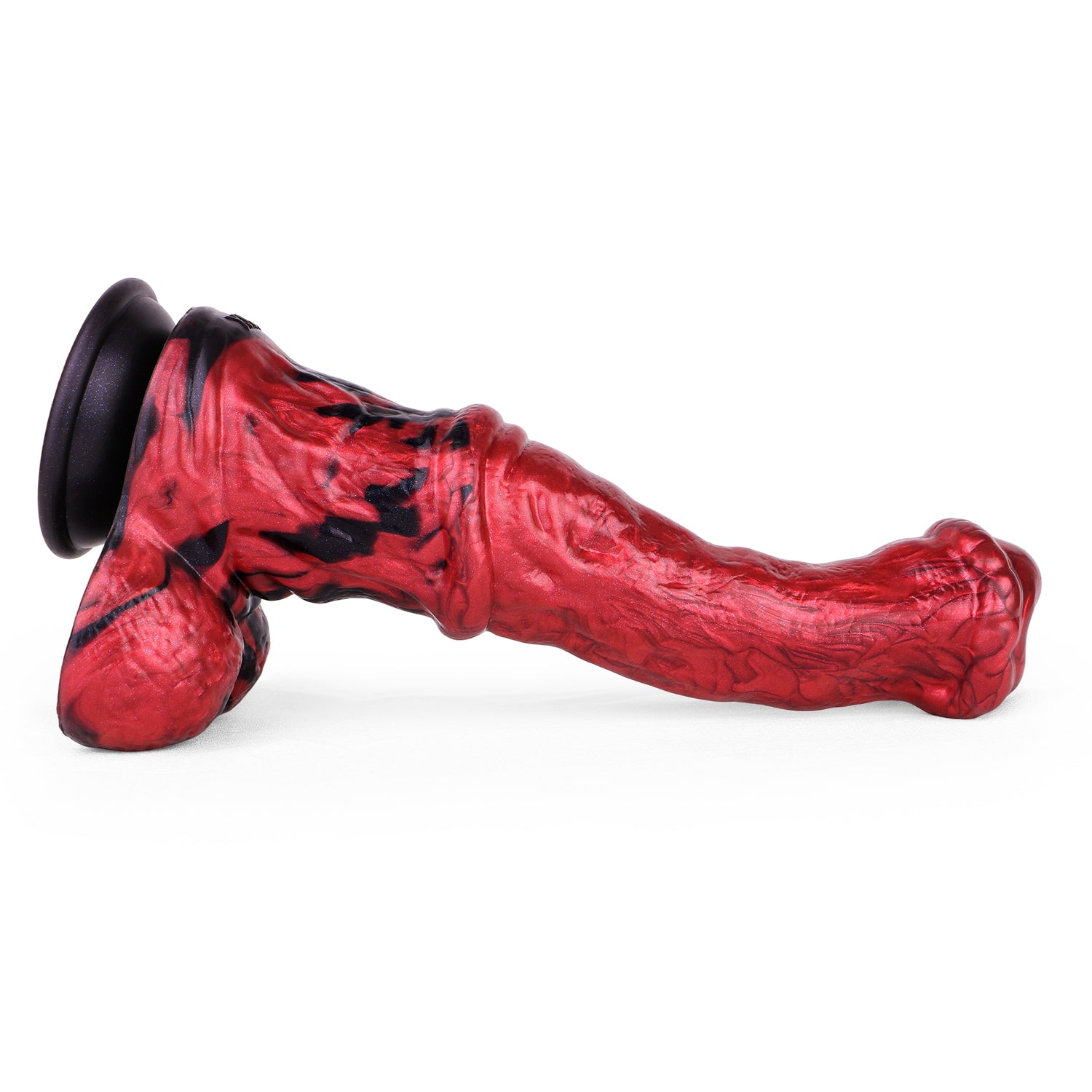 10 Inch Long Red Stallions Big Dildo