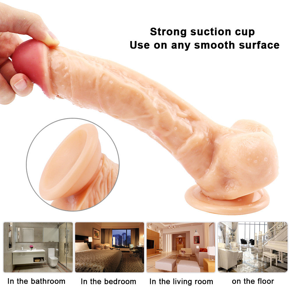 9 Inch Realistic Large Male Penis Dildo