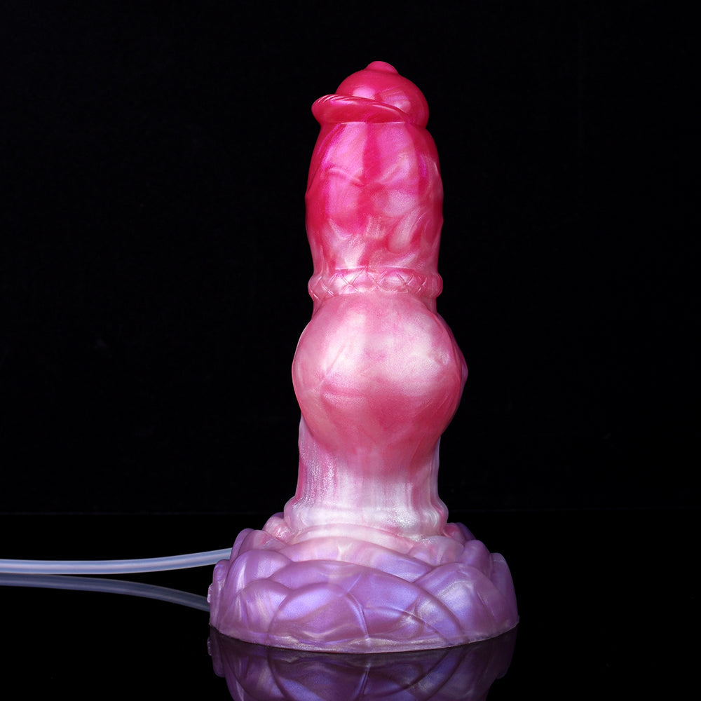 7 Inch Fat Knot Dog Squirting Dildo