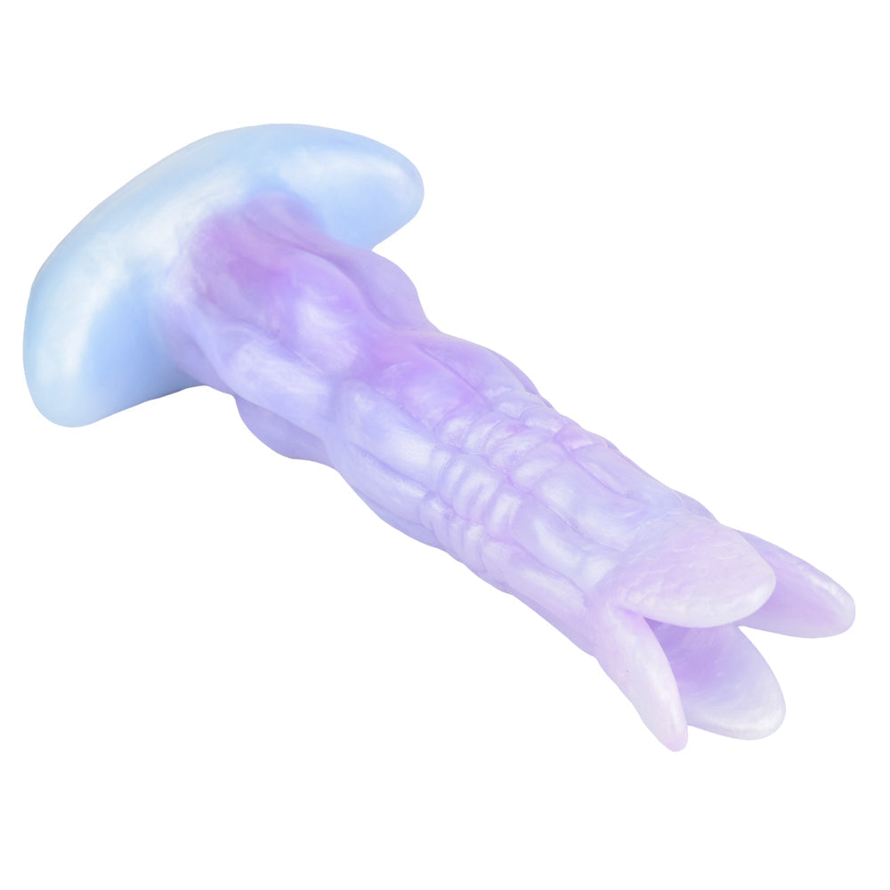 8 Inch Shaped Flower Bud Ovipositor Dildo